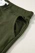 Solid Drawstring Elastic Waistband Pocketed Jogger Pants