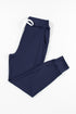 Solid Drawstring Elastic Waistband Pocketed Jogger Pants