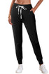 Solid Drawstring Elastic Waistband Pocketed Jogger Pants