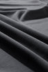 Solid Drawstring Side Crewneck Wide Leg Pant Set