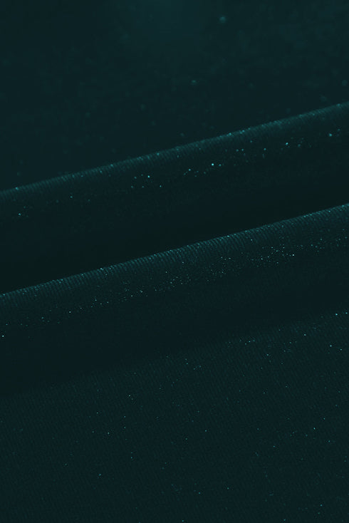 Solid Drawstring Waist Wide Leg Pants