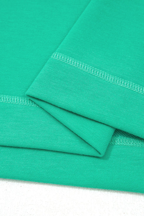 Solid Drop Shoulder Boxy Tee and Barrel Pant Set