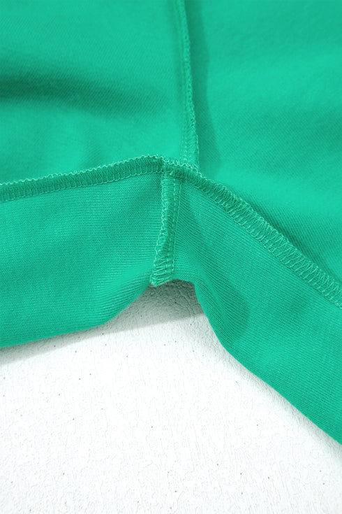 Solid Drop Shoulder Boxy Tee and Barrel Pant Set