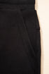 Solid Exposed Seam Detail Skinny Drawstring Jogger Pants