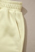 Solid Exposed Seam Mock Neck Oversized Tee Short Set