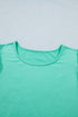 Solid Eyelet Lace Ruffled Cap Sleeve Tank Top
