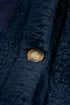 Solid Fleece Flap Pocket Single Breasted Teddy Coat