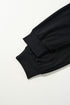 Solid Flutter Sleeve Front Zipper Drawstring Waist Jumpsuit