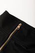 Solid Flutter Sleeve Front Zipper Drawstring Waist Jumpsuit