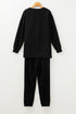 Solid High Low Pullover Skinny Pant Set