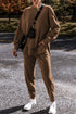Solid High Low Pullover Skinny Pant Set