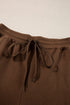 Solid High Low Pullover Skinny Pant Set