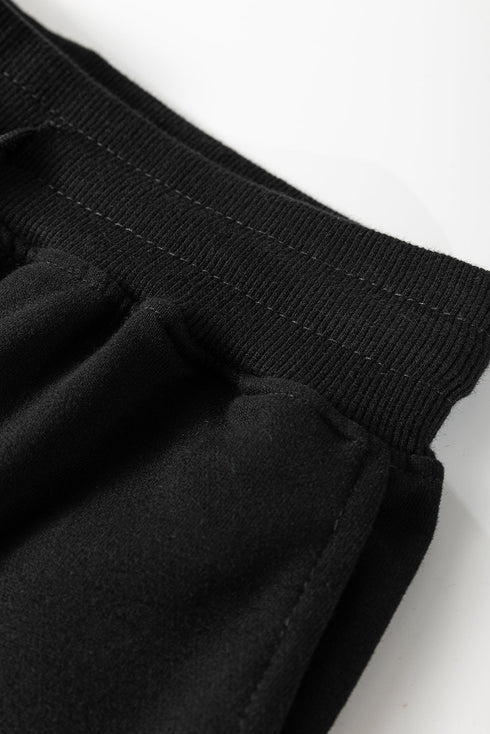 Solid High Low Pullover Skinny Pant Set