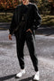 Solid High Low Pullover Skinny Pant Set