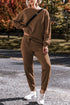 Solid High Low Pullover Skinny Pant Set
