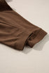 Solid High Low Pullover Skinny Pant Set