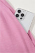 Solid High Waist Pocketed A-Line T-Shirt Maxi Dress