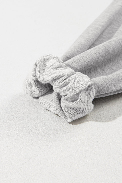 Solid Kangaroo Pocket Half Zipper Oversized Hoodie