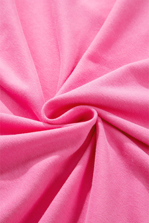 Solid Kangaroo Pocket Half Zipper Oversized Hoodie