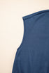 Solid Knit Open Back Cap Sleeve Drawstring Romper