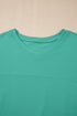 Solid Loose Casual V Neck Half Sleeve Short Sets