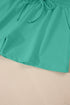 Solid Loose Casual V Neck Half Sleeve Short Sets