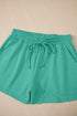 Solid Loose Casual V Neck Half Sleeve Short Sets
