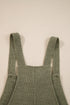 Solid Loose Knit Wide Leg Overall Jumpsuit