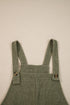 Solid Loose Knit Wide Leg Overall Jumpsuit