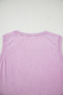 Solid Mineral Wash Cotton Tank Pocket Mini Dress