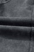 Solid Mineral Wash High Waist Western Jogger Pants