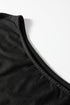 Solid Modern Asymmetrical Neckline Short Sleeve Top
