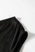 Solid Modern Asymmetrical Neckline Short Sleeve Top