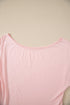 Solid Modern Asymmetrical Neckline Short Sleeve Top