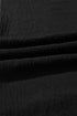 Solid Notched Neck Short Sleeve Loose Maxi Dress