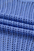 Solid Open Knit Bow Tie Detail Short Sleeve Sweater