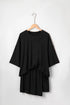 Solid Oversize Tee Tie Wrap Mini Skort Two Piece Set