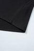 Solid Oversize Tee Tie Wrap Mini Skort Two Piece Set
