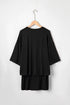 Solid Oversize Tee Tie Wrap Mini Skort Two Piece Set