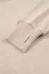 Solid Oversized Slit Sweatshirt Ribbed Leggings Pant Sets