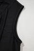 Solid Pintuck Tie V Neck Sleeveless Loose Romper