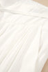 Solid Pleated Drop Waist Wide Leg Pants