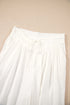 Solid Pleated Drop Waist Wide Leg Pants