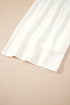 Solid Pleated Drop Waist Wide Leg Pants