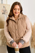 Solid Quilted Corduroy Snap Button Vest Outerwear