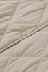 Solid Quilted Snap Button Hooded Puffer Coat