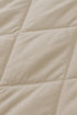 Solid Quilted Snap Button Hooded Puffer Coat