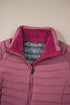 Solid Quilted Zip Up Insulated Puffer Jacket