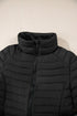 Solid Quilted Zip Up Insulated Puffer Jacket