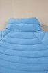 Solid Quilted Zip Up Insulated Puffer Jacket